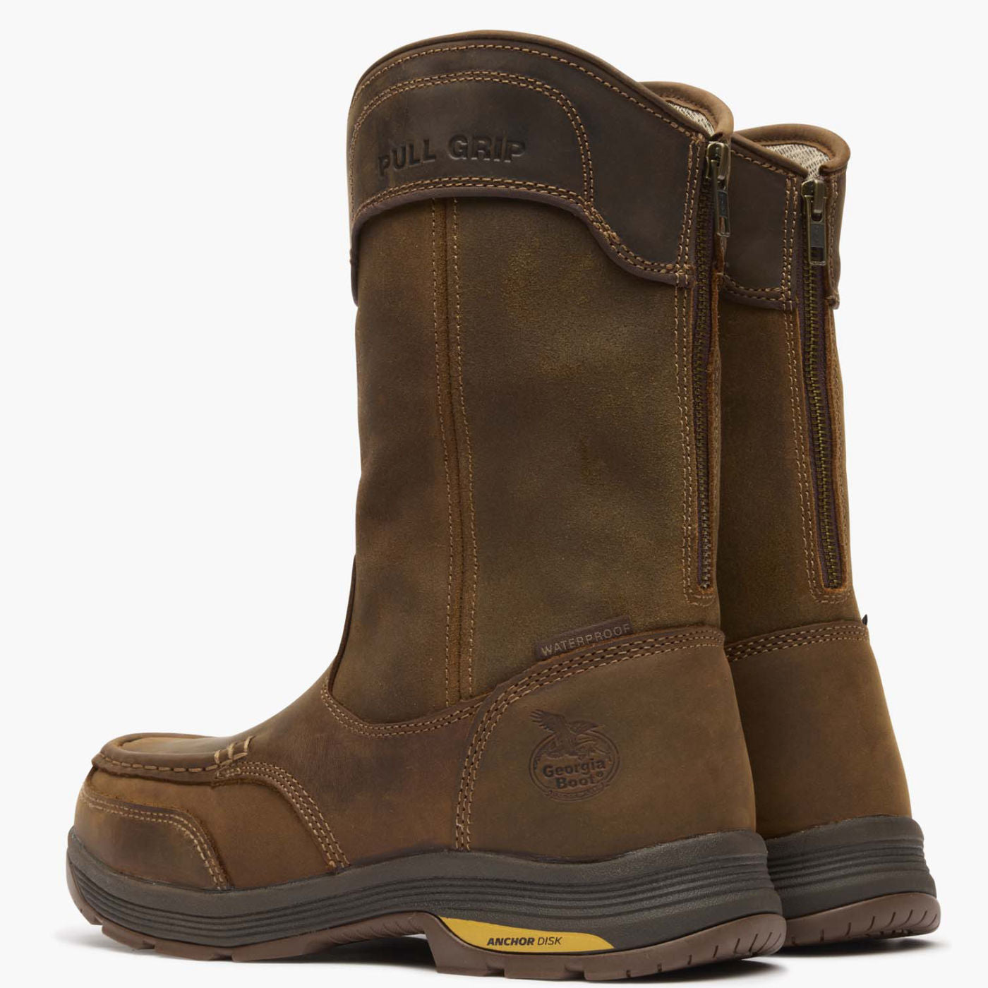 Georgia Boot Athens SuperLyte Alloy Toe Waterproof Wellington Pull-On