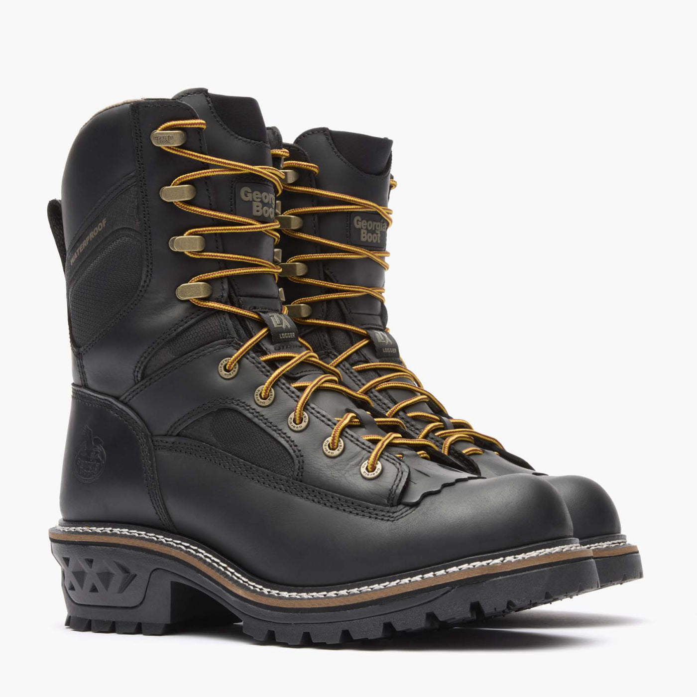 Georgia Boot LTX Logger Waterproof Black Work Boot