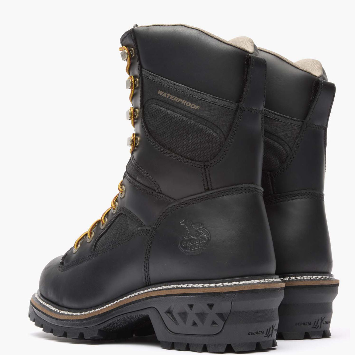 Georgia Boot LTX Logger Waterproof Black Work Boot