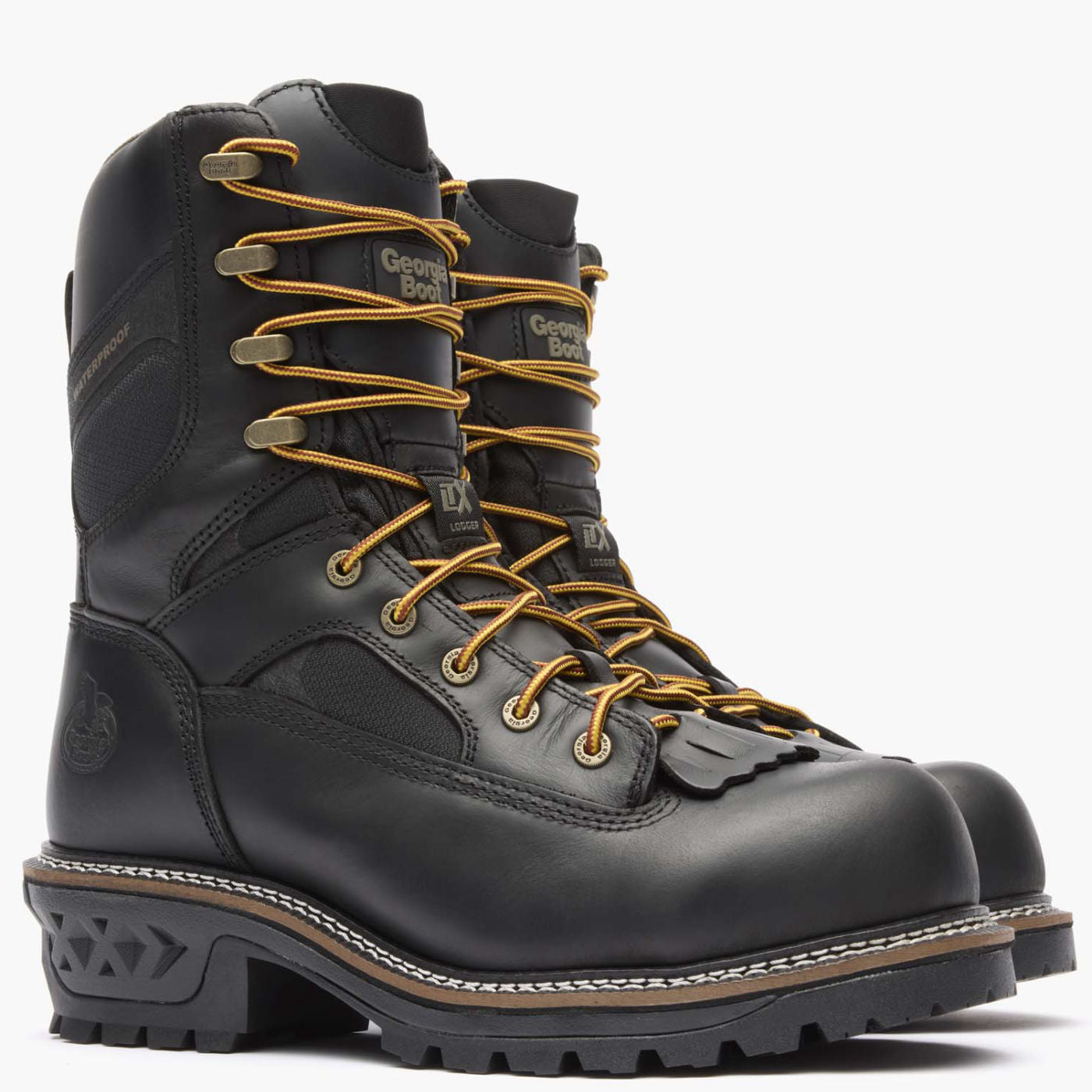 Georgia Boot LTX Logger Composite Toe Waterproof Black Work Boot