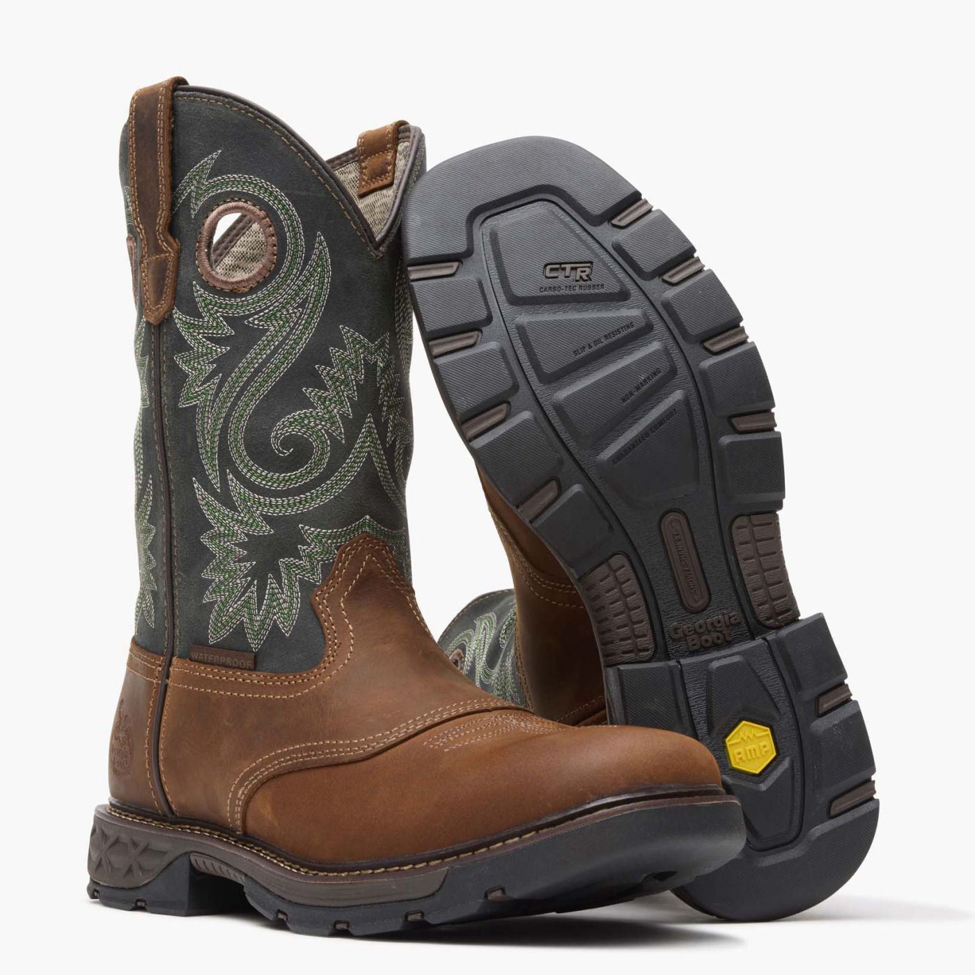 Georgia Boot Carbo-Tec FLX Waterproof Pull-on Work Boot
