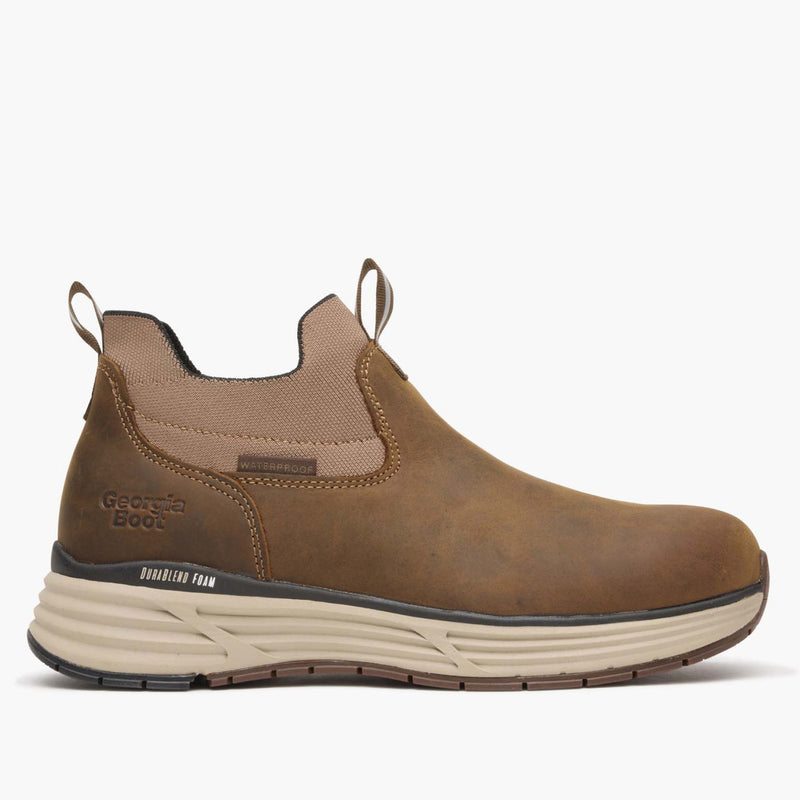 Georgia Boot DuraBlend Sport Waterproof Chelsea Work Boot - profile