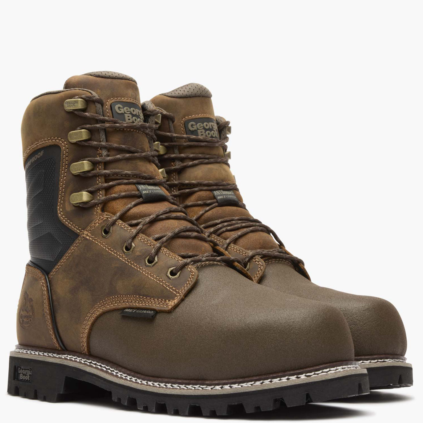 Men's Brute Composite Toe Met Guard Waterproof Work Boot – Georgia