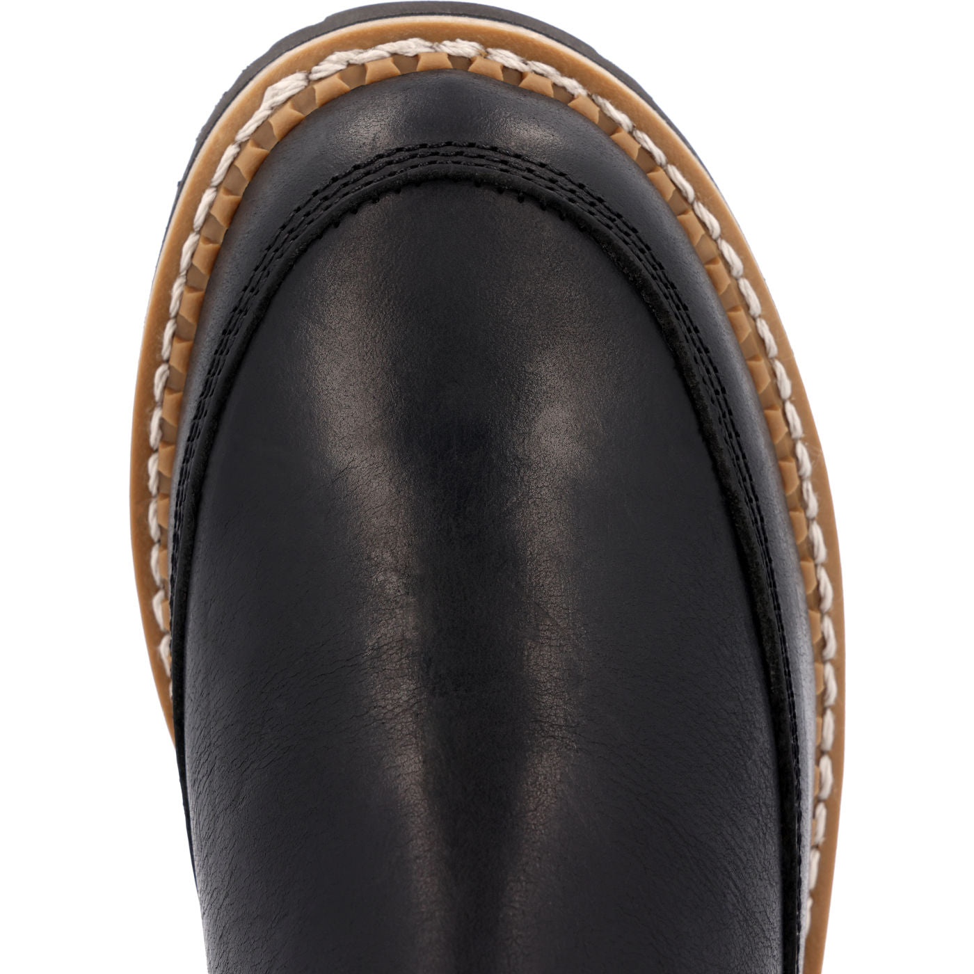Georgia Boot Women's Black Buckle Chelsea Romeo - birdseye