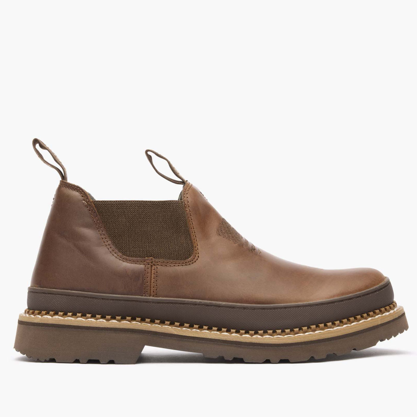 Georgia Boot Patriotic Brown Romeo Shoe - profile