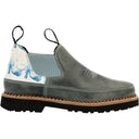 Georgia Boot Women's Blue Watercolor Romeo Shoe - profile