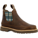 Georgia Boot Women's Plaid Chelsea Romeo Shoe - main