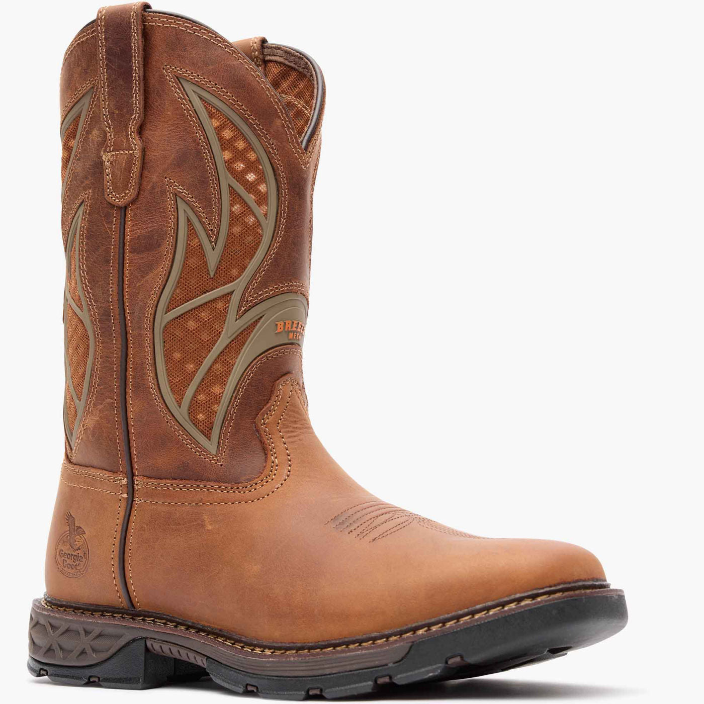 Georgia Boot Carbo-Tec FLX Pull-on with InsulKul™ Work Boot in Brown/B