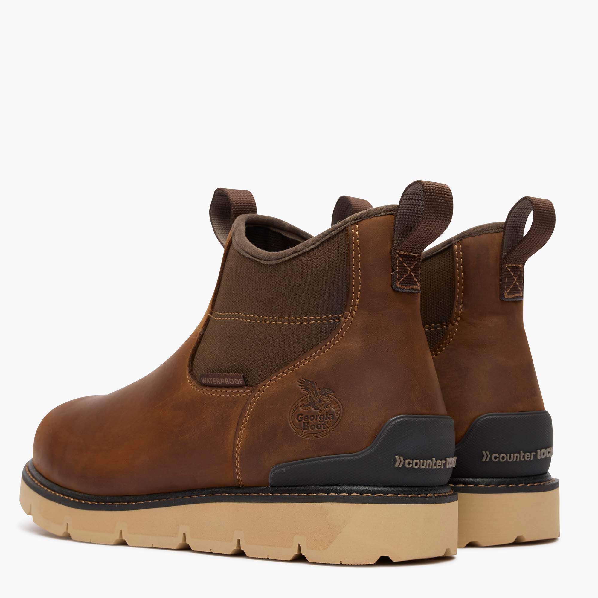 ジジーフランキー Georgia Boot Carbon Flex Wedge Chelsea Work Boot