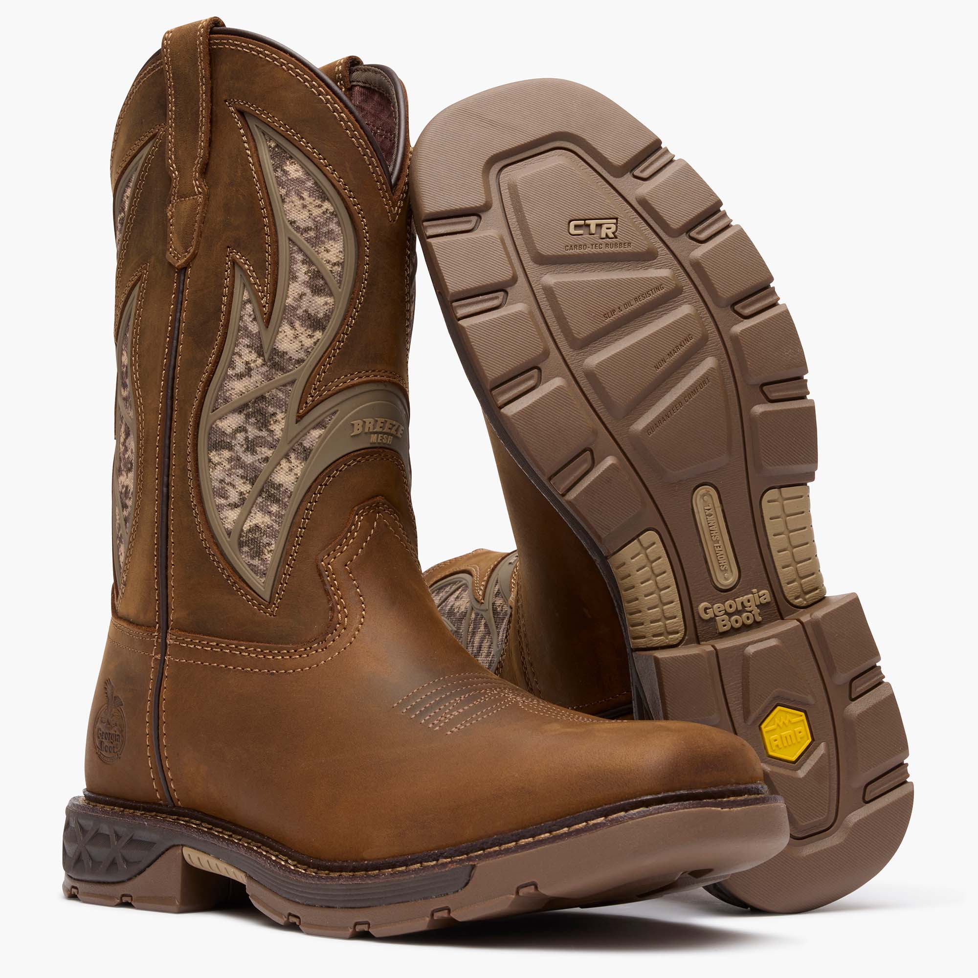 Georgia Boot Carbo-Tec FLX 11" Pull-On Work Boot