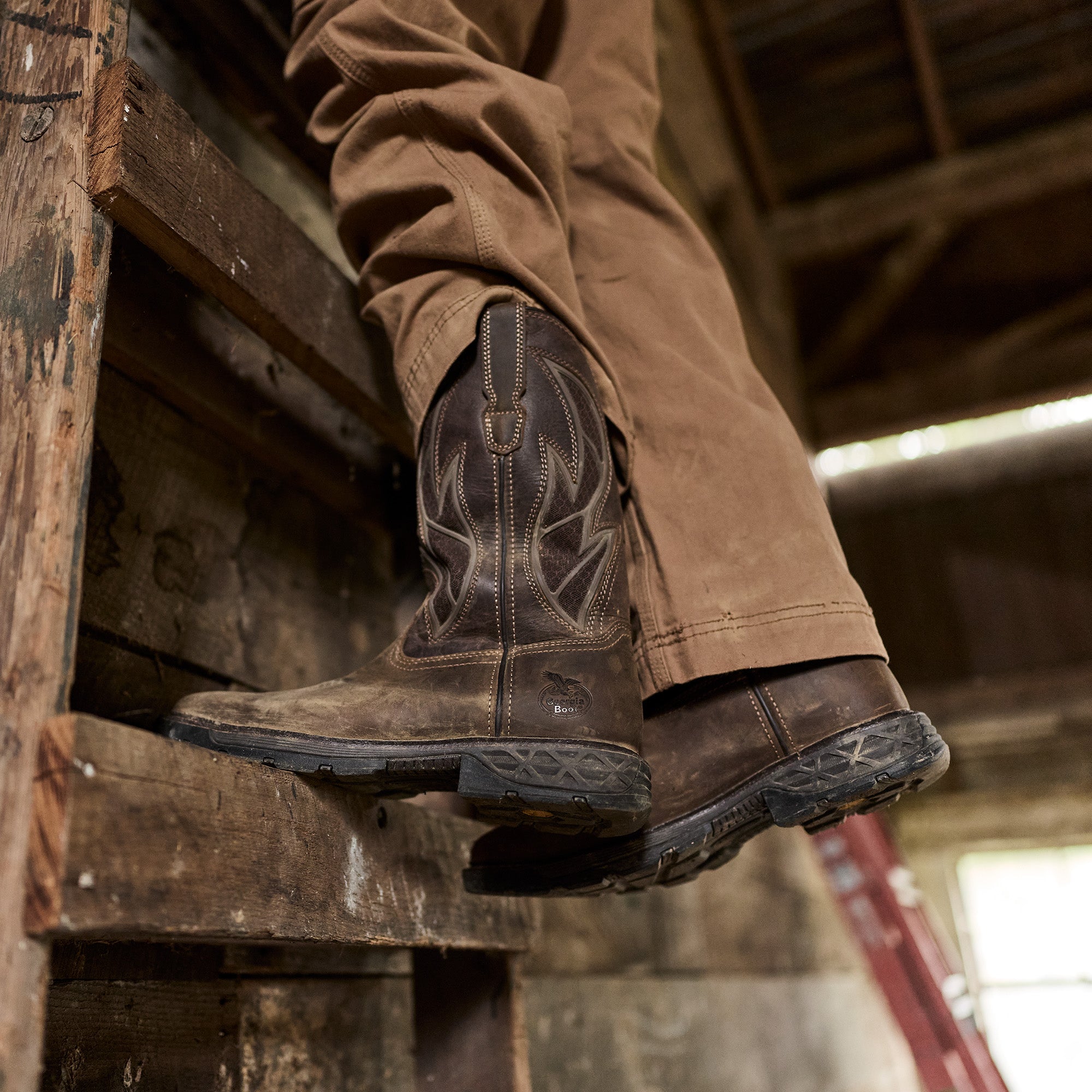 Georgia Boot Carbo-Tec FLX 11" Pull-On Alloy Toe Work Boot