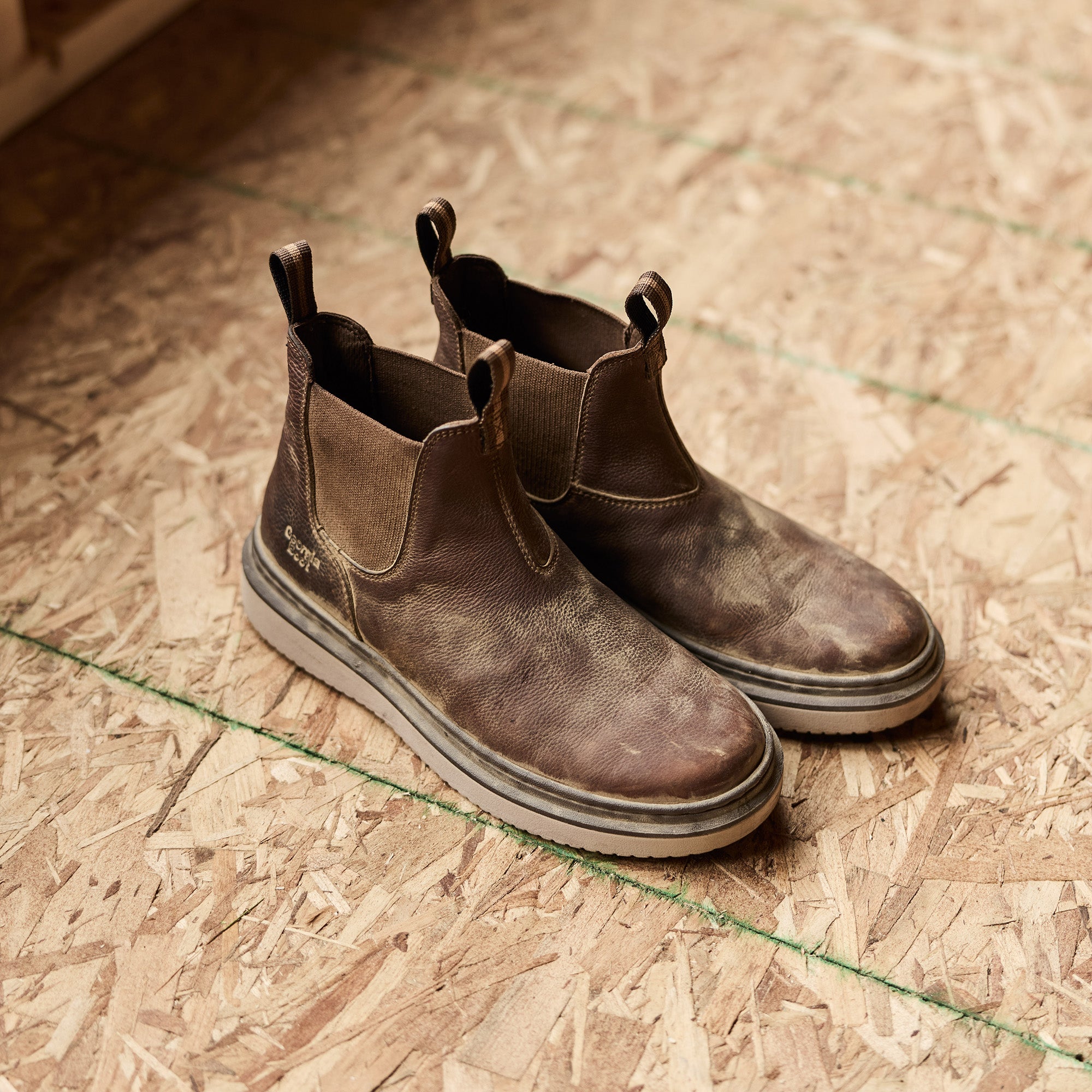 Georgia Boot Wedge Superlyte Chelsea Work Boot