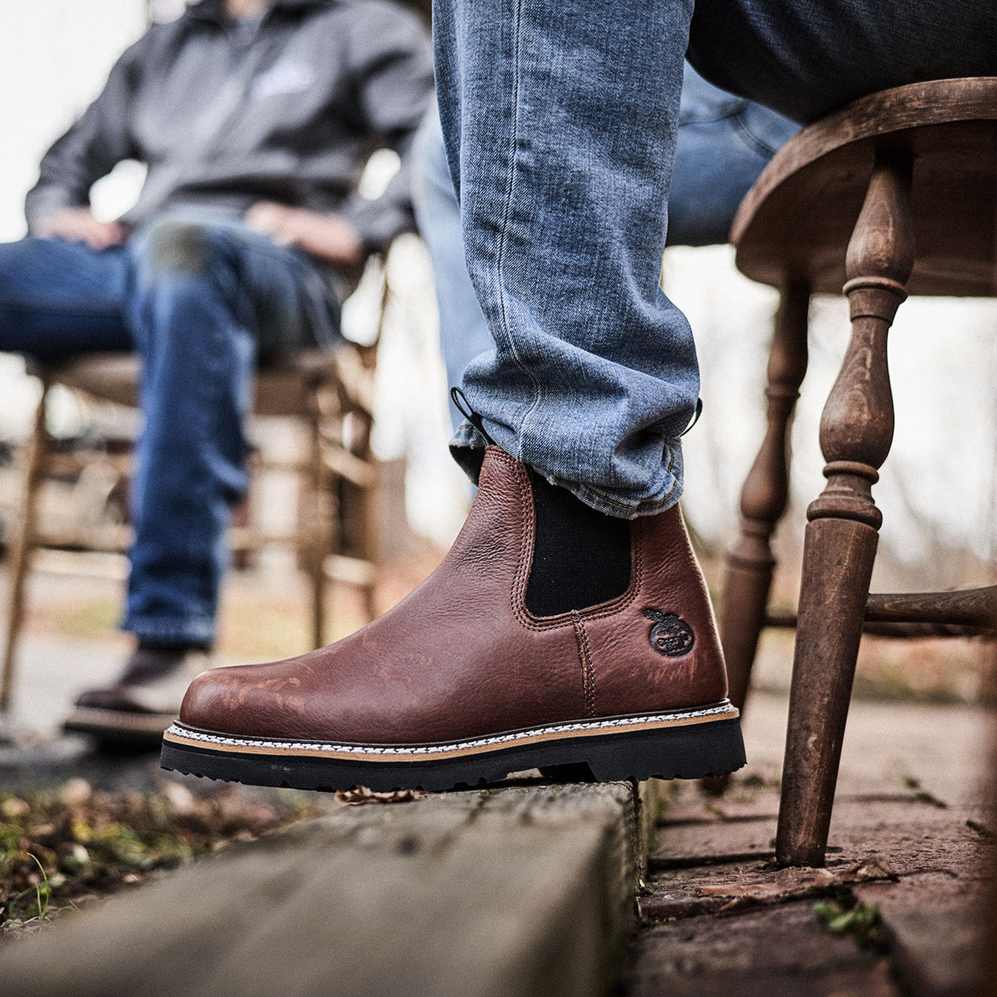 Georgia Boot Men's Burnt Brown Romeo Work Boot
