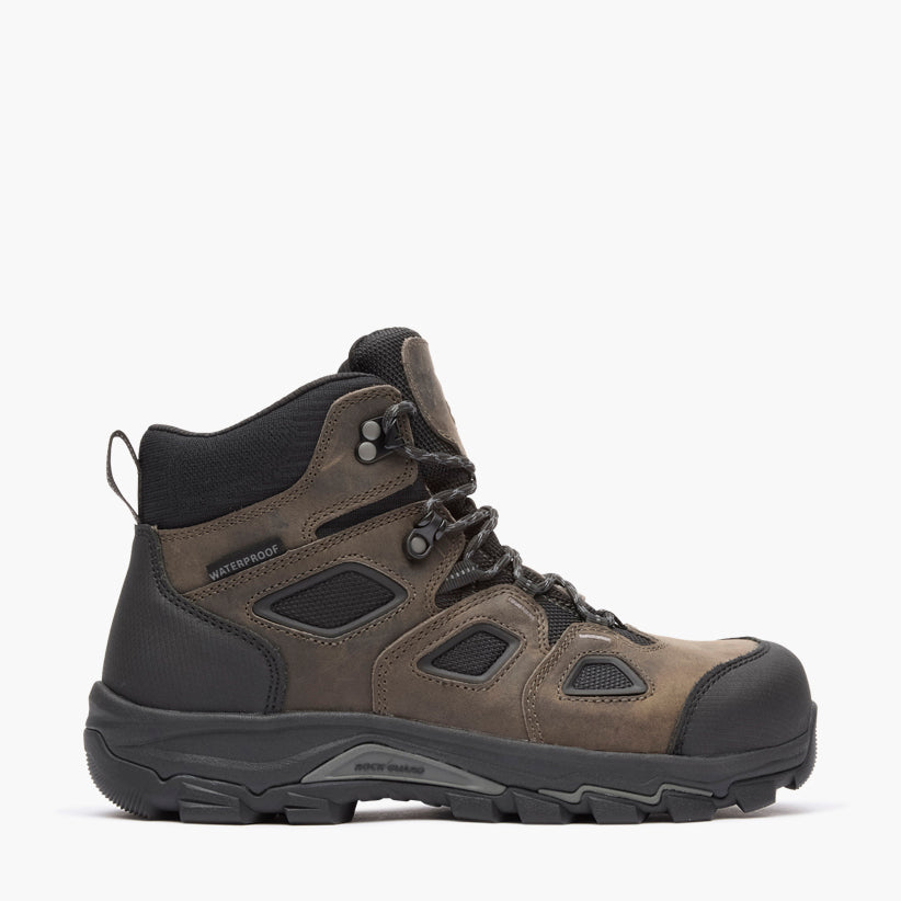Georgia Boot Men's TrailPoint Hiker Carbon Toe in Black/Grey