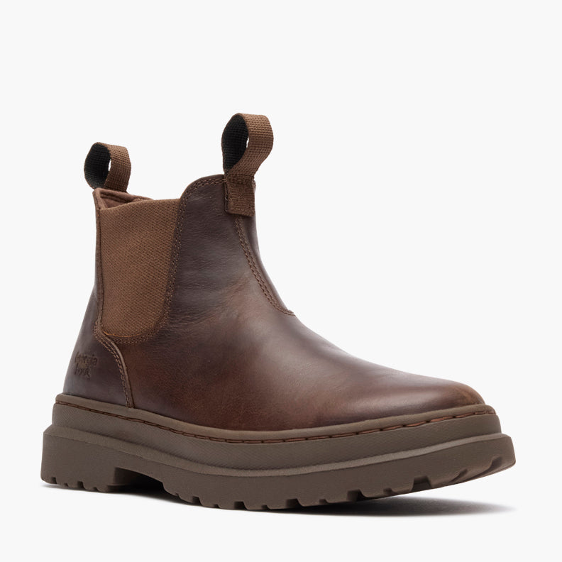 グイティ&ロゼリー二　ダークブラウン　スエード靴　サイズ42 Georgia Boot Women's Romeo Superlyte Chelsea in Dark Brown