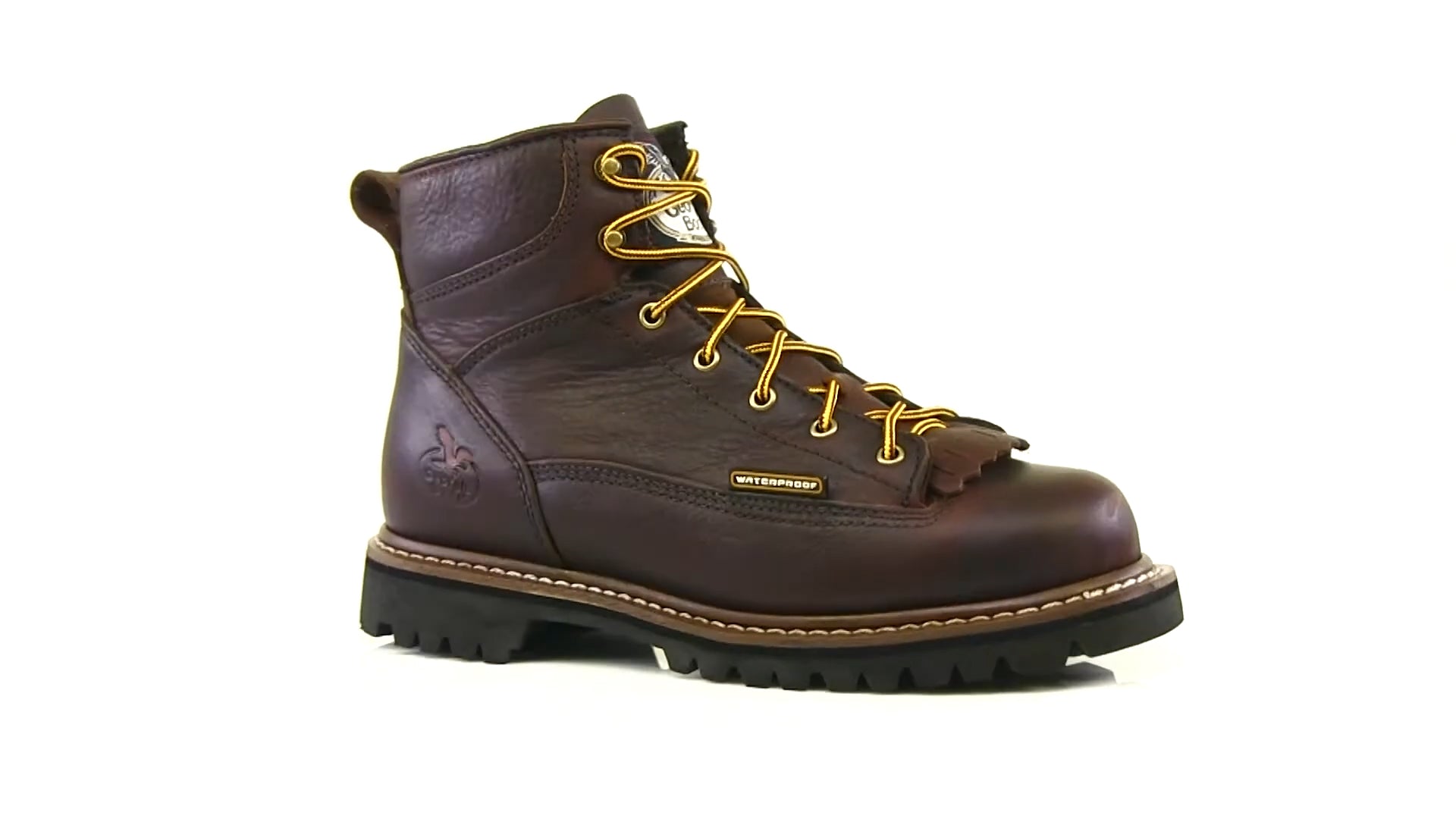 Georgia Boot Waterproof Lace-To-Toe Work Boot