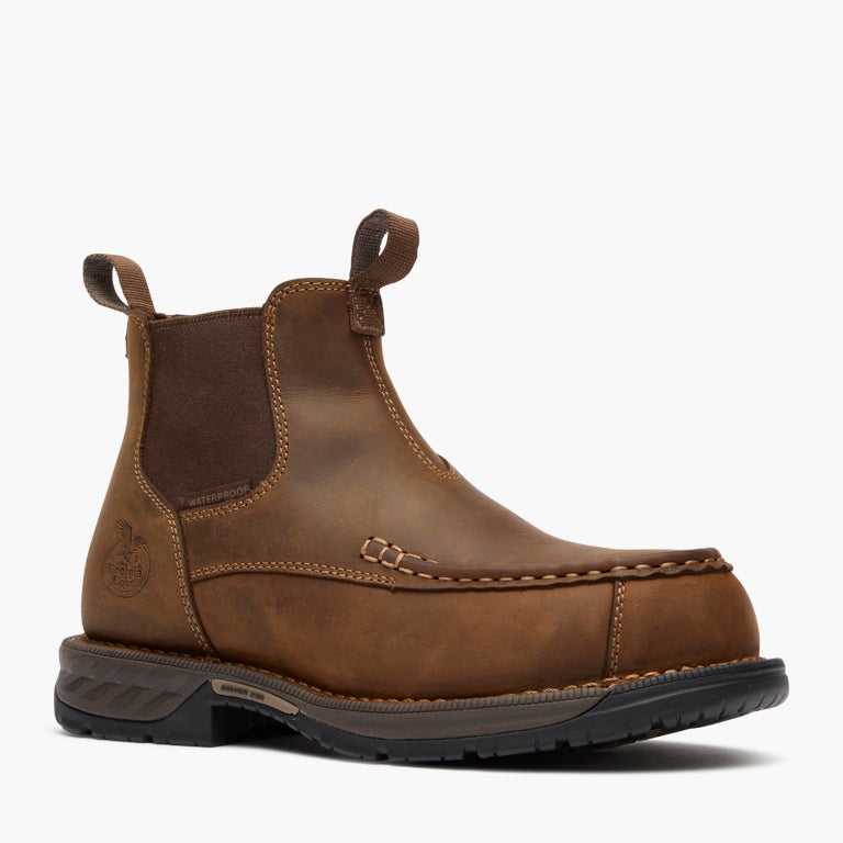 Georgia Boot Athens 360 Moc-Toe Chelsea Waterproof Nano Composite Toe Work Boot