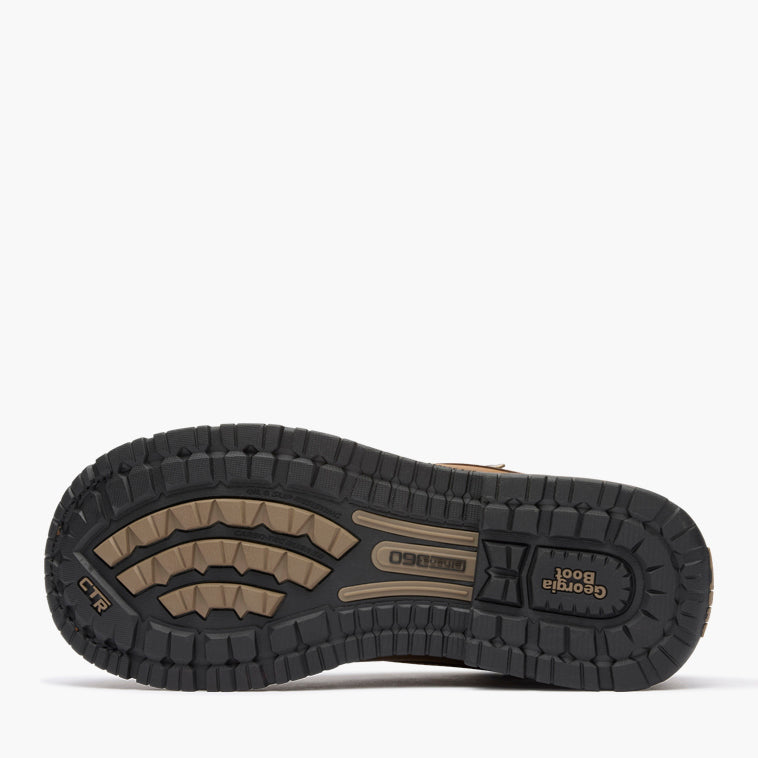 Georgia Boot Athens 360 6" Side-Zip Waterproof Nano Composite Toe Moc-Toe Work Boot