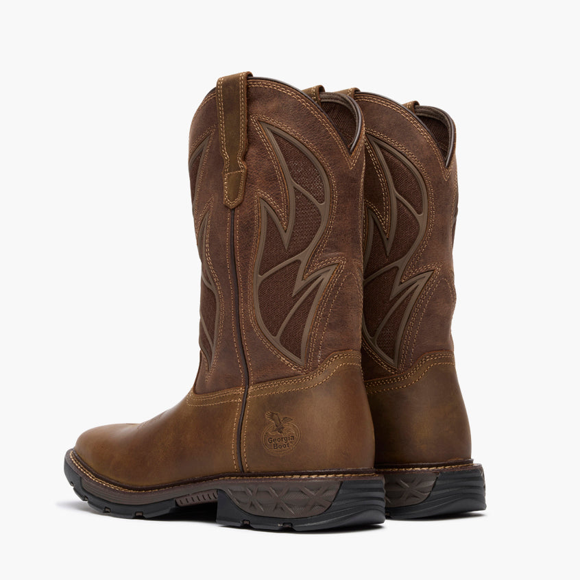 Georgia Boot Carbo-Tec FLX 11" Pull-On Alloy Toe Work Boot