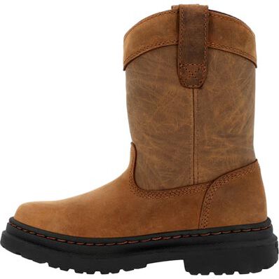 Georgia Boot Big Kids' Romeo SuperLyte Pull On Boot, , large