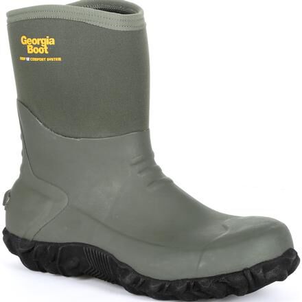 waterproof rubber steel toe work boots