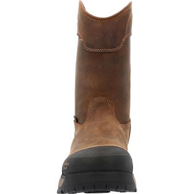 Georgia Boot Durablend Edge 10" Waterproof Alloy Toe Pull On Work Boot, , large