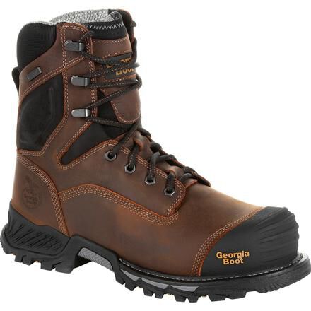 8 inch steel toe waterproof work boots