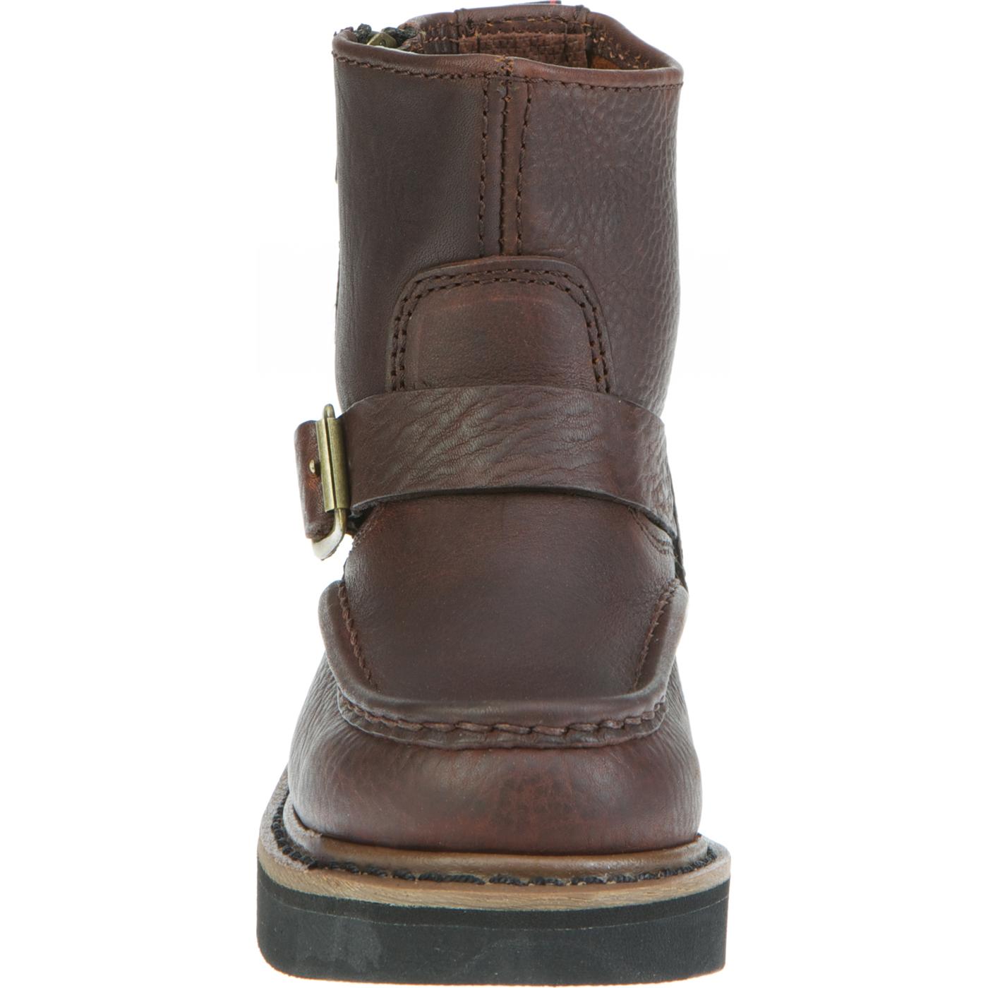 Georgia Boot: Kids' Side-Zip Wellington Boot with strap