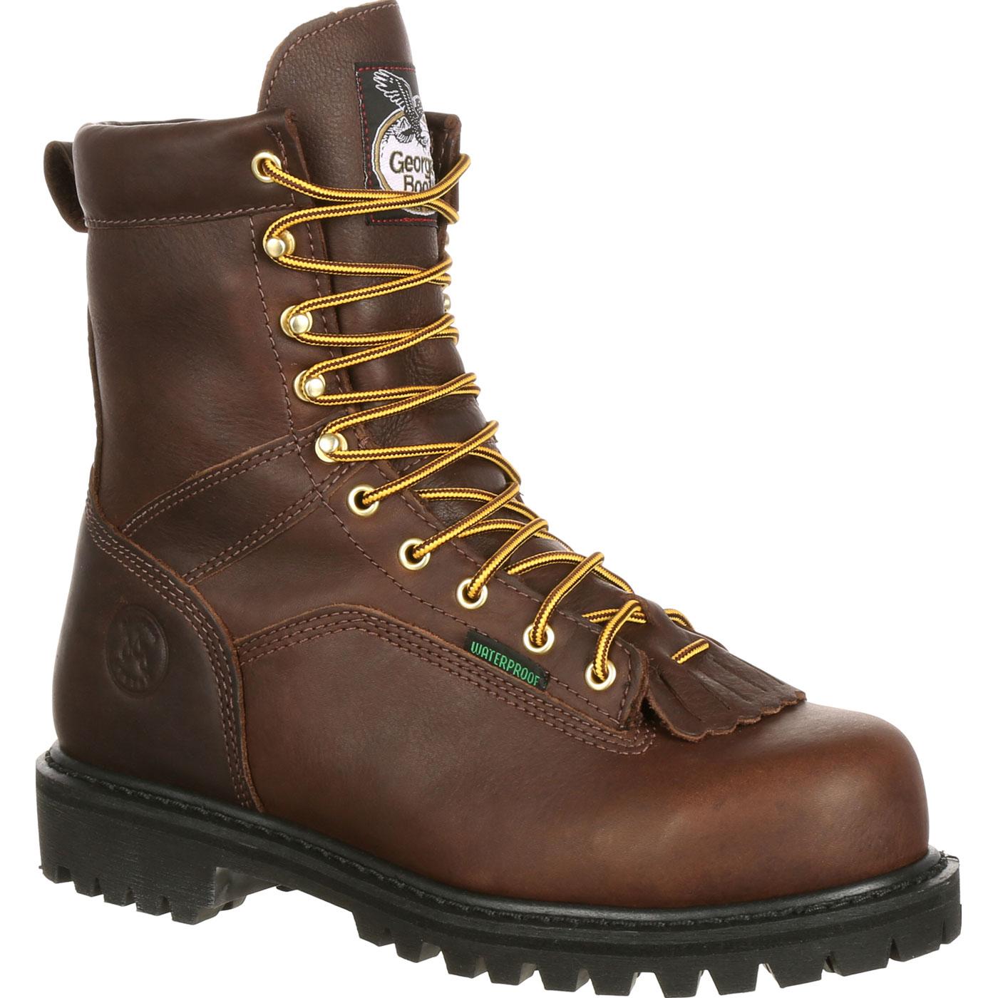 Georgia Boot Lace to Toe Waterproof Work Boot G8041