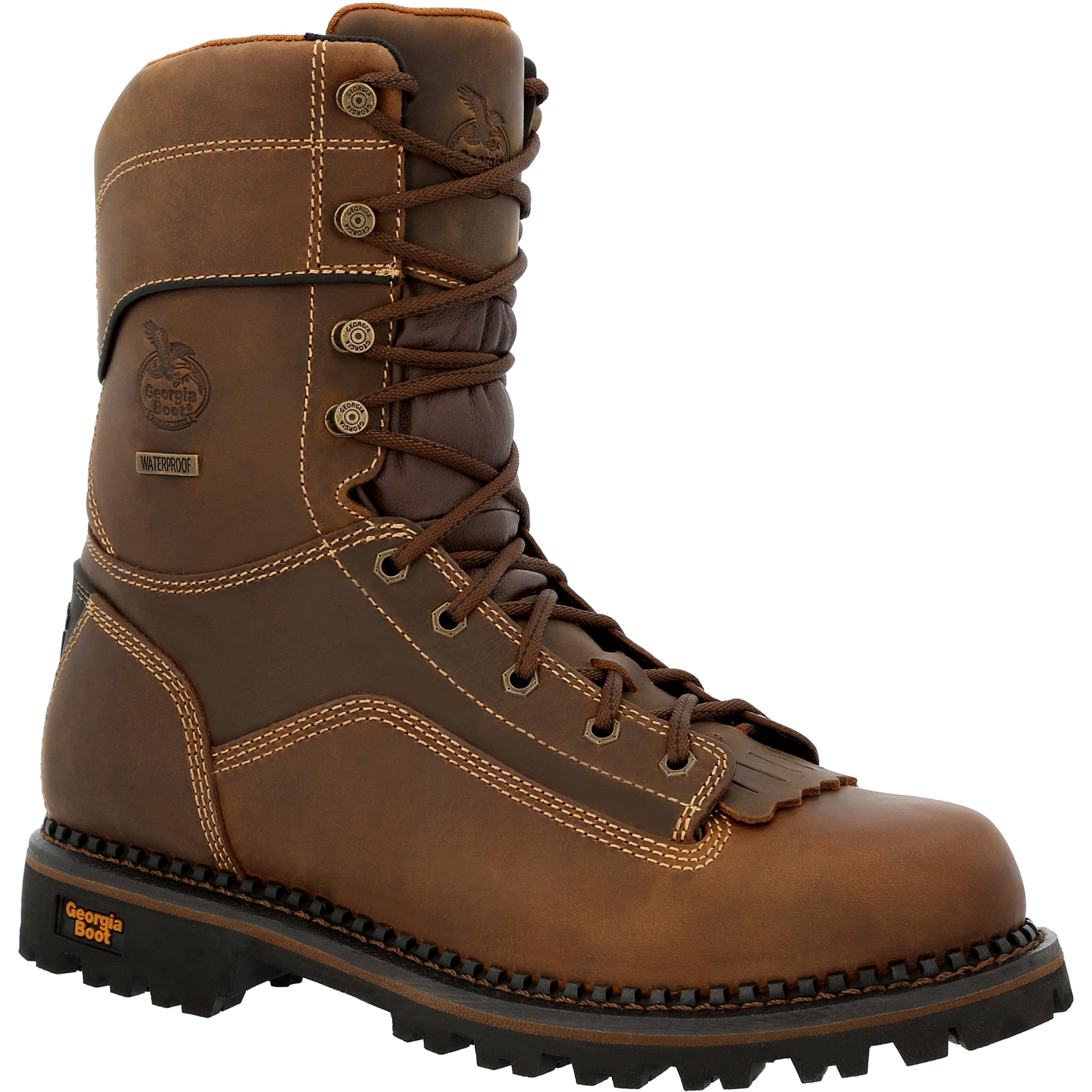 GB00472 Georgia Boot AMP LT Low Heel Logger Waterproof Work Boot