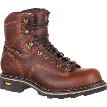 Georgia Boot Men's Comfort Core Low Heel Waterproof Logger