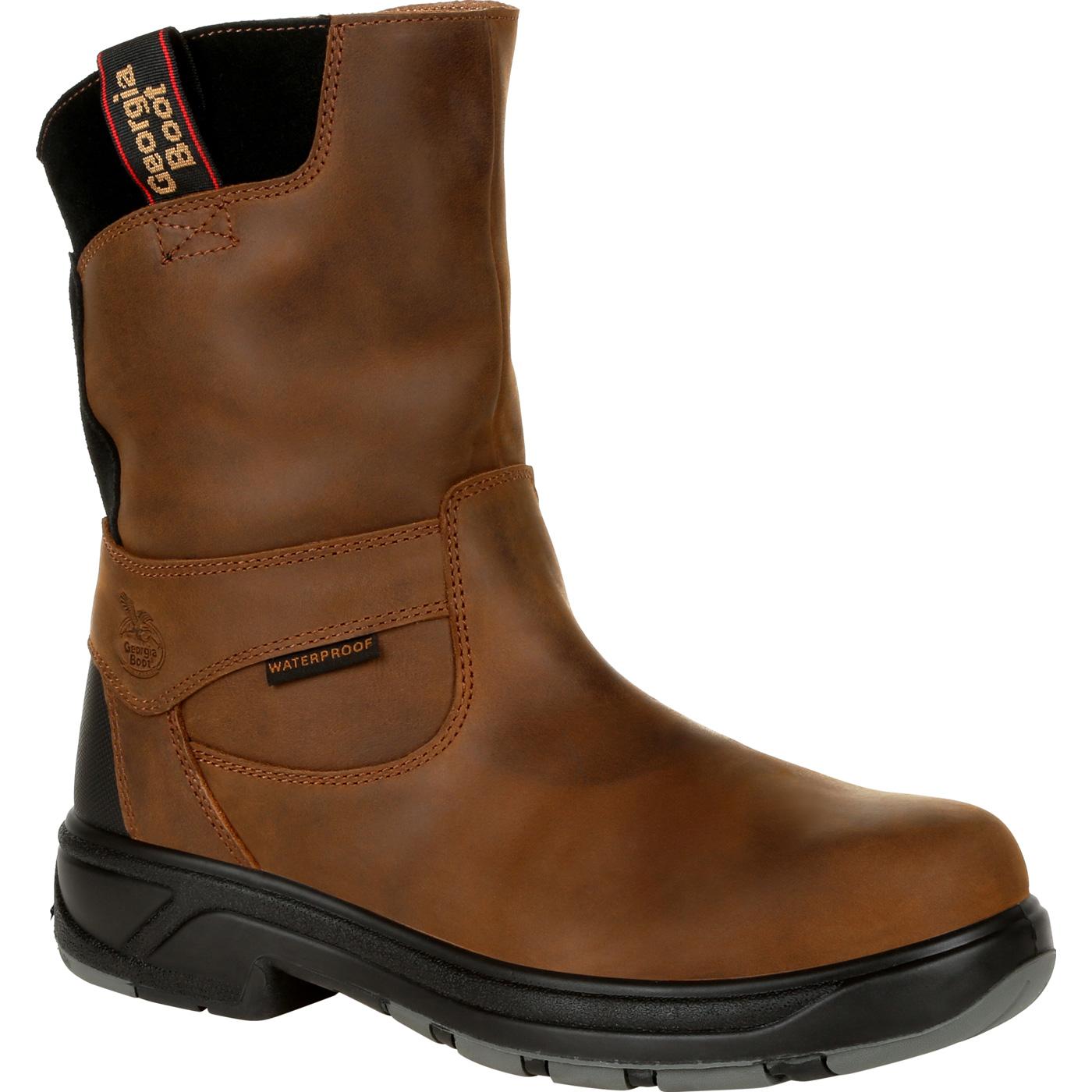 Georgia boot hotsell side zip wellington