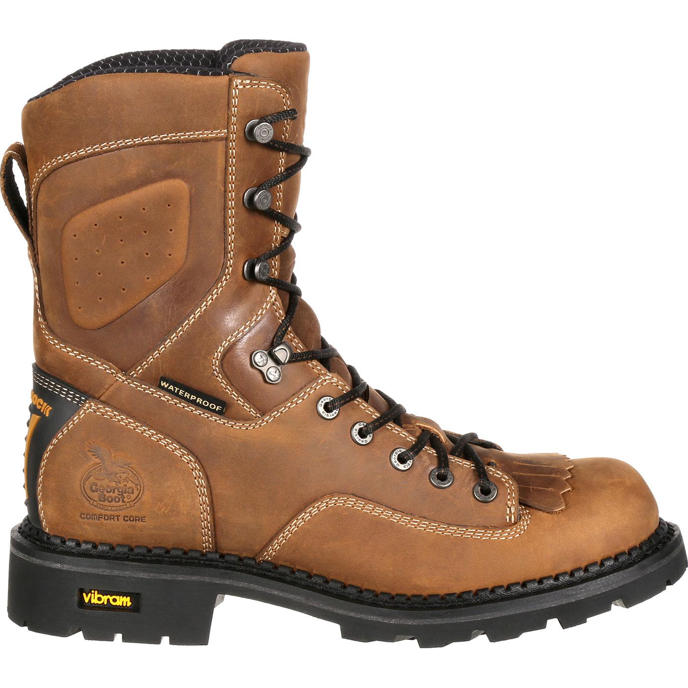 Georgia Boot Comfort Core Logger Waterproof Work Boots 8878