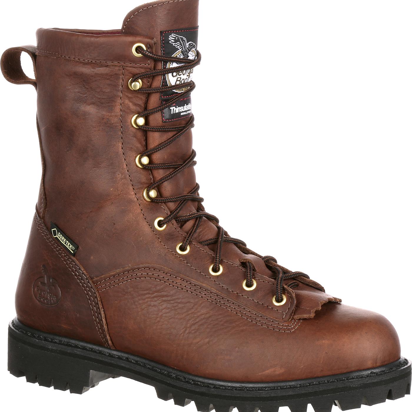 Georgia boots deals GORE-TEX water proof 400G insulated logger boots