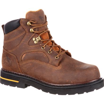 Georgia Boot Men's Steel Toe Work Boot with Steel Shank, Oil and Slip ...