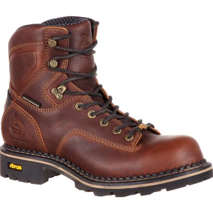 Georgia Boot Comfort Core Waterproof Composite Toe Low Heel Logger