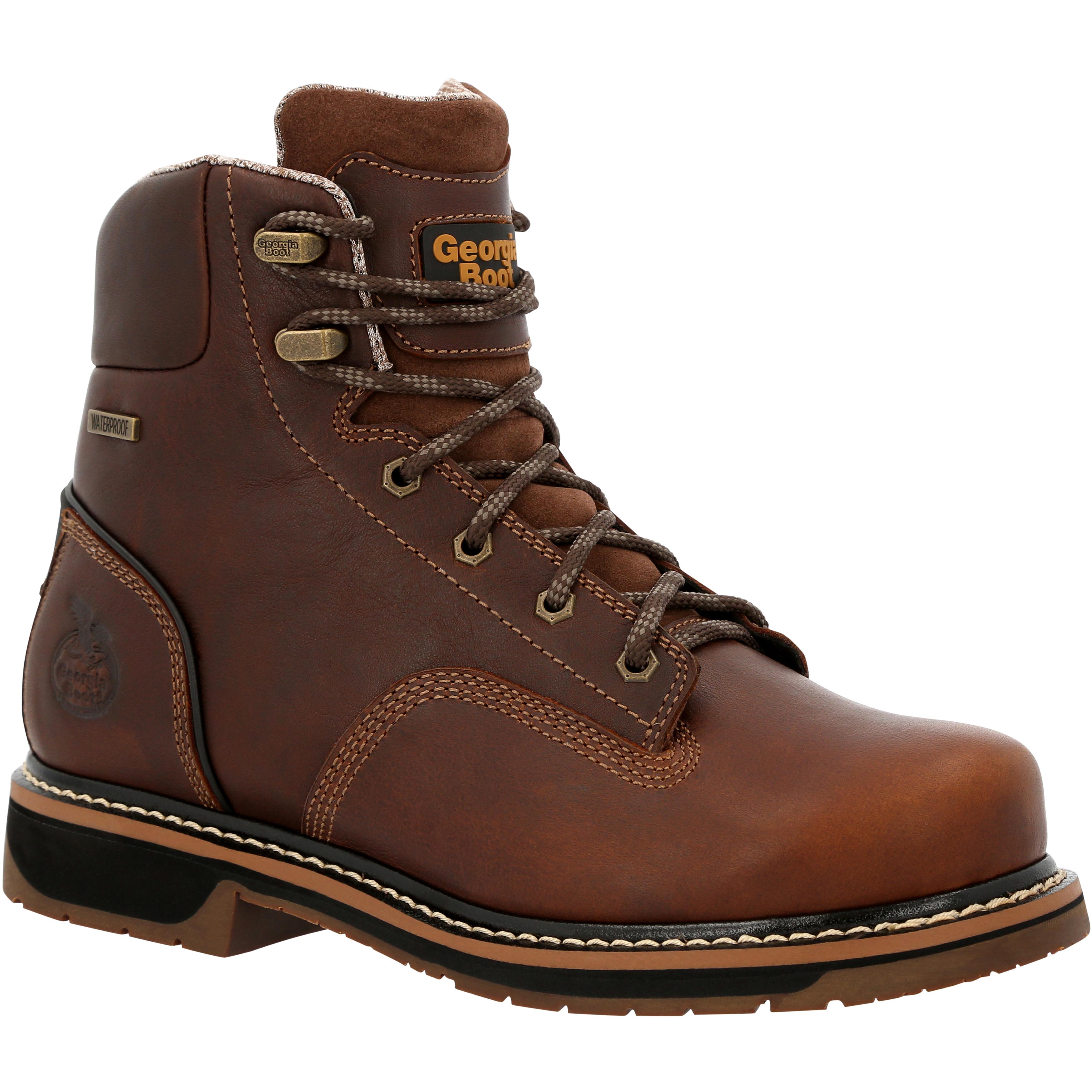 GB00465 Georgia Boot AMP LT Edge Waterproof Alloy Toe Work Boot