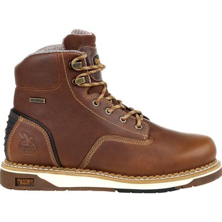 #GB00351, Georgia Boot AMP LT Wedge Steel Toe Waterproof Work Boot