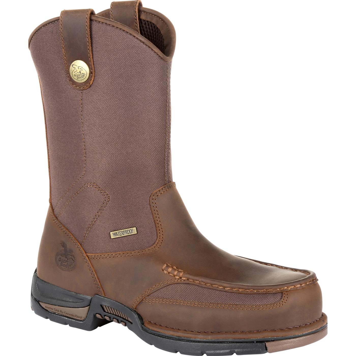 #GB00265, Georgia Boot Athens Waterproof Pull On Work Boot