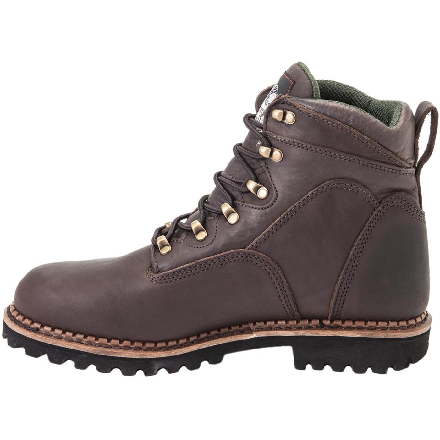 Georgia Boot: Men's Renegades Lace-Up Waterproof Brown Work Boots ...
